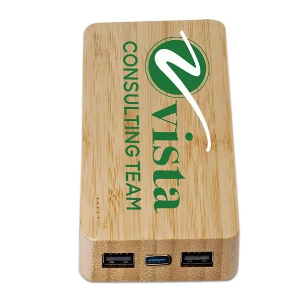 Hayes Street Bamboo Wireless Power Bank 10000