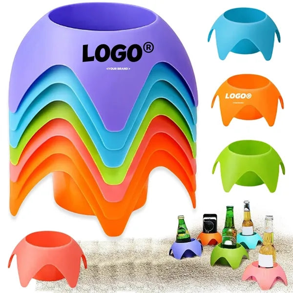 Beach Cup Holder Vacation Accessories Drink Sand