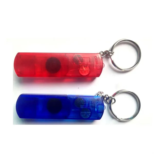 Whistle Light And Compass Keychain