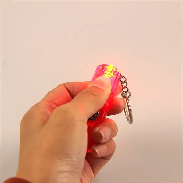 Whistle Light And Compass Keychain