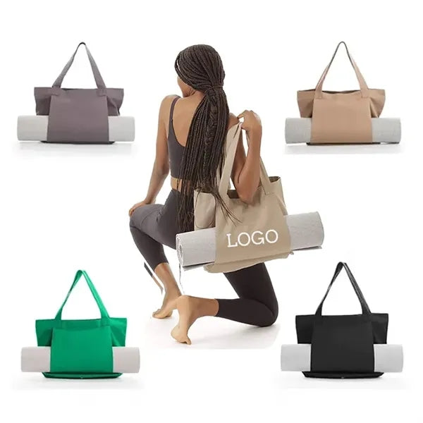 Yoga Mats Shoulder Bags Carrier Carryall Canvas Tote