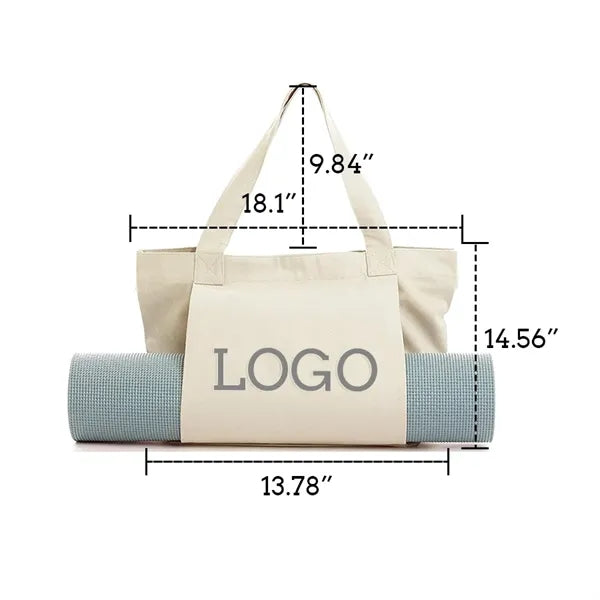 Yoga Mats Shoulder Bags Carrier Carryall Canvas Tote