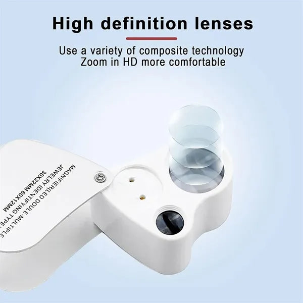 30 x 60x Magnifier Jewelers Loupe