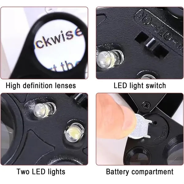 30 x 60x Magnifier Jewelers Loupe