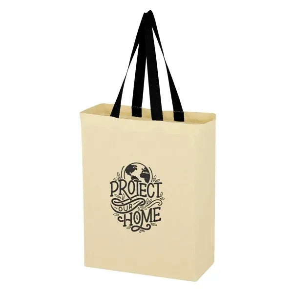 Natural Cotton Canvas Tote Bag