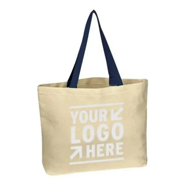 Logo Natural Cotton Canvas Tote Bag