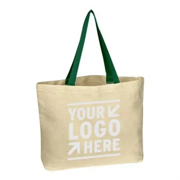 Logo Natural Cotton Canvas Tote Bag