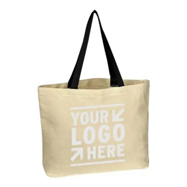 Logo Natural Cotton Canvas Tote Bag