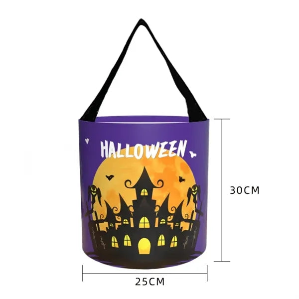 Halloween Holder Gift Basket with LED Light