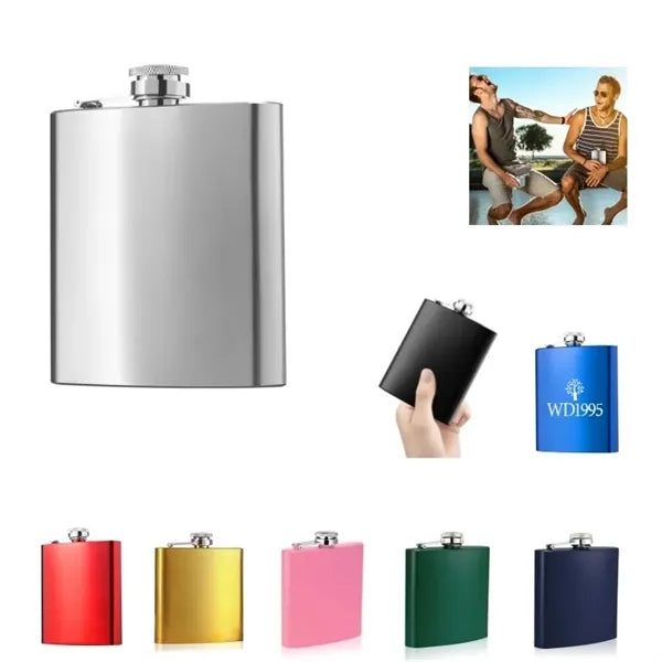 Stainless Steel Hip Liquor Pocket Whiskey Alcohol Flask