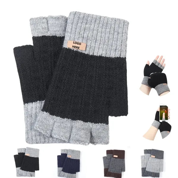 Warm Knitted Fingerless Gloves