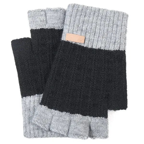 Warm Knitted Fingerless Gloves