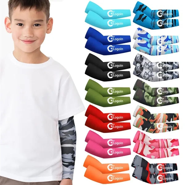 Sport Arm Sleeves for Kids UV Sun Protection Armbands