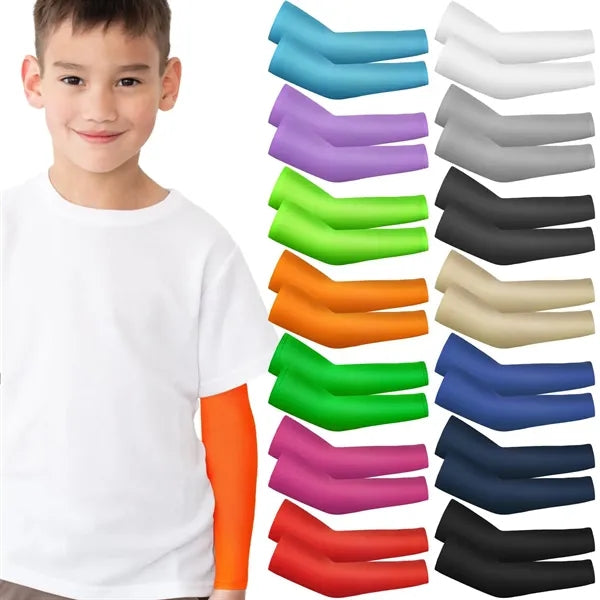 Sport Arm Sleeves for Kids UV Sun Protection Armbands