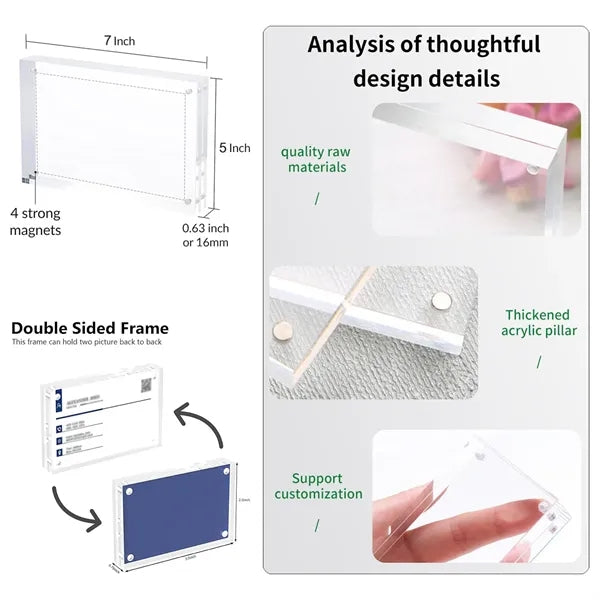 5x7 Inch Acrylic Picture Frame