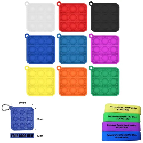 Pop Push it Keychain Fidget Toys
