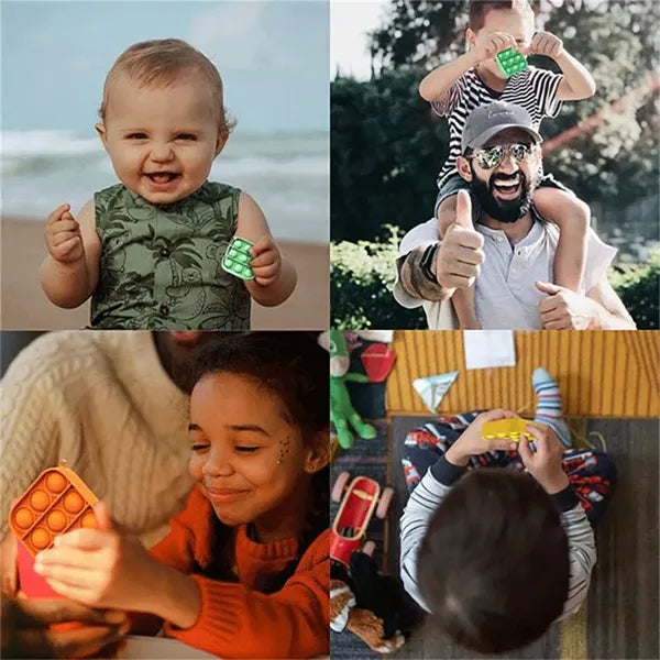 Pop Push it Keychain Fidget Toys