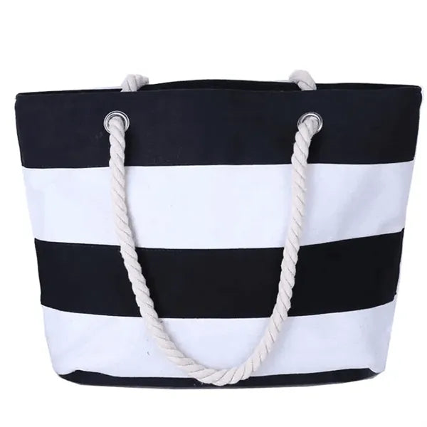 Large Volume Canvas Beach Tote Bag