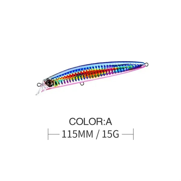 Simulation fish bait, 115mm/15g Sea fishing