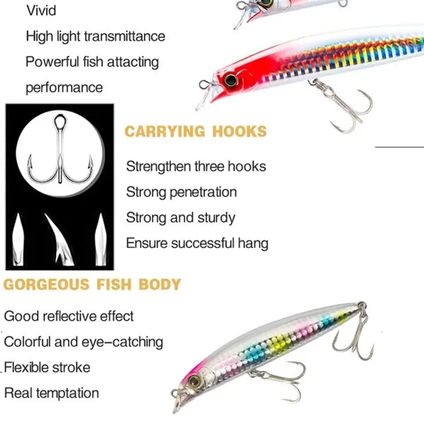 Simulation fish bait, 115mm/15g Sea fishing