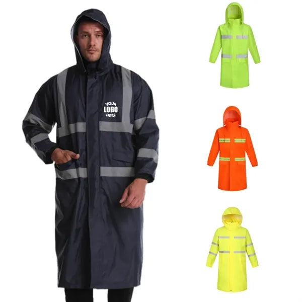 Unisex Reflective Raincoat Suit