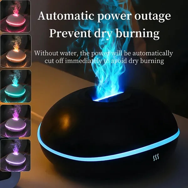 Colorful Noiseless Fire Flame Aroma Diffuser