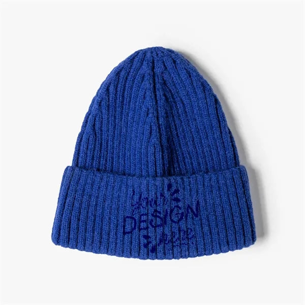 Unisex Cuffed Knitted Beanie