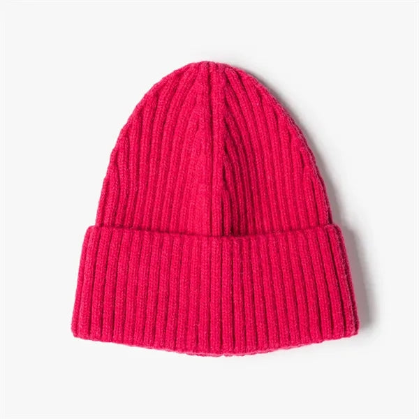 Unisex Cuffed Knitted Beanie