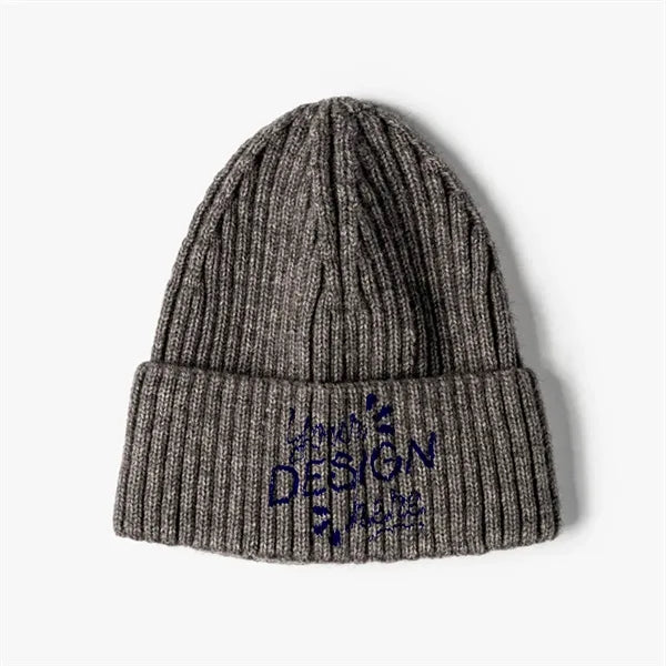 Unisex Cuffed Knitted Beanie