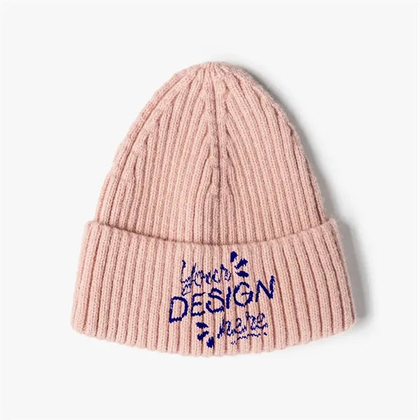 Unisex Cuffed Knitted Beanie