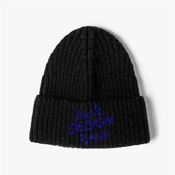 Unisex Cuffed Knitted Beanie