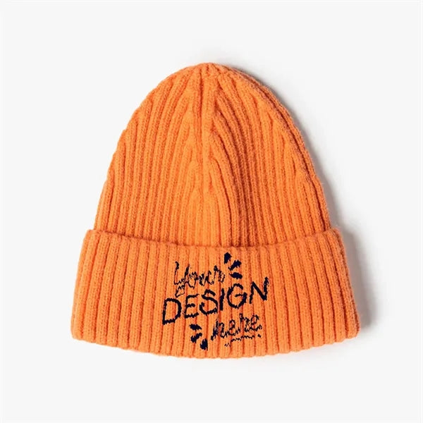 Unisex Cuffed Knitted Beanie