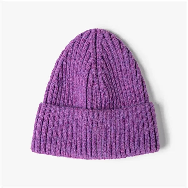 Unisex Cuffed Knitted Beanie