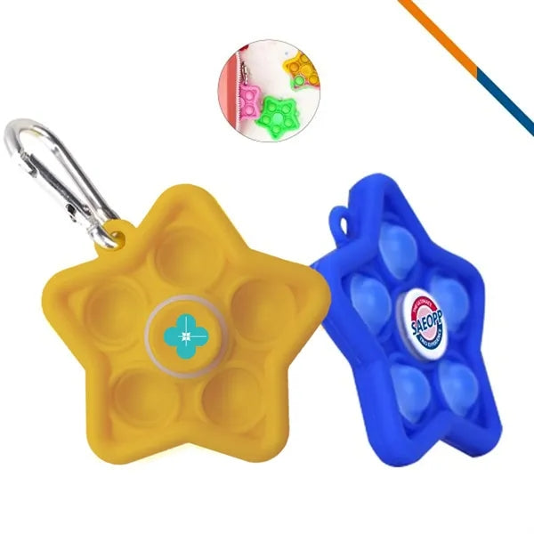 Star Push Bubble Fidget Spinner