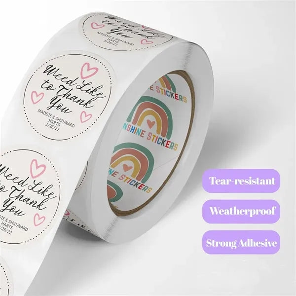 Circle,Square Roll Labels