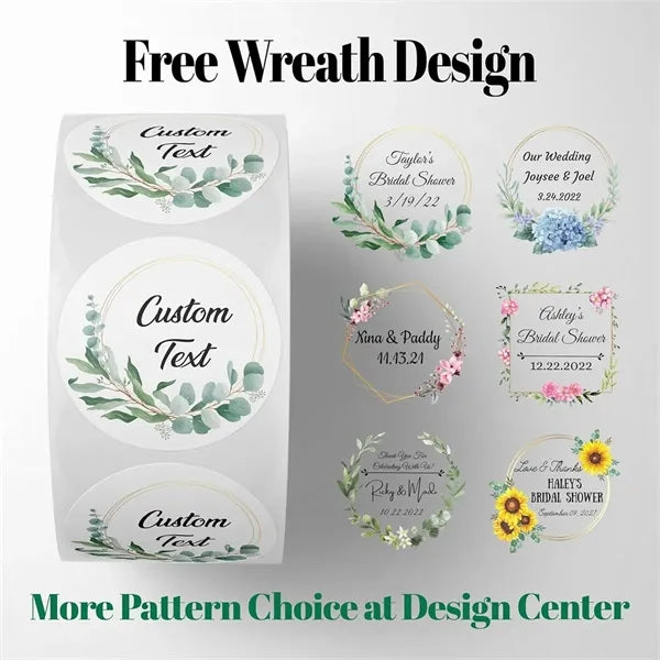 Circle,Square Roll Labels