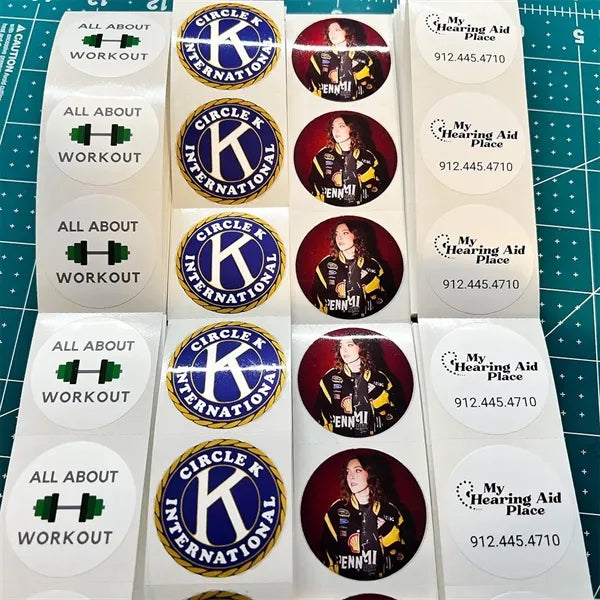Circle,Square Roll Labels
