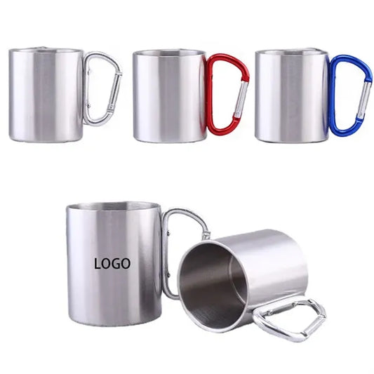 Stainless Steel Outdoor Buckle Metal Coffee Cup