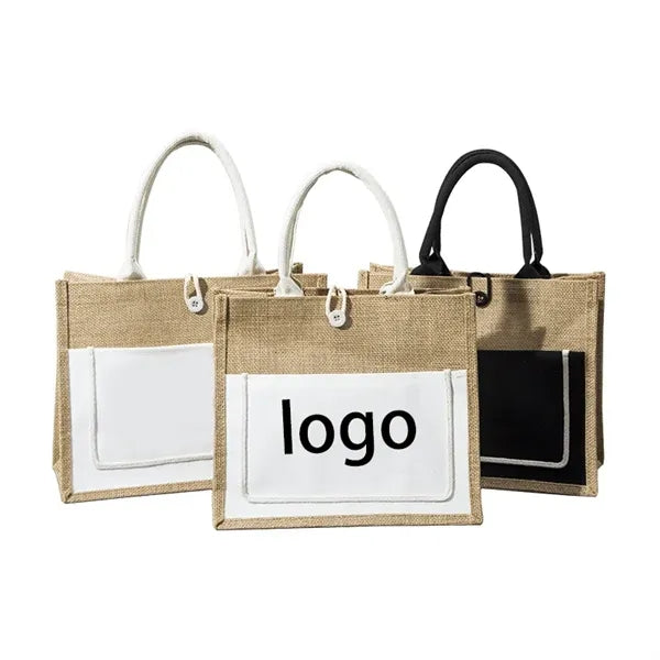 Burlap Tote Bags With Handles
