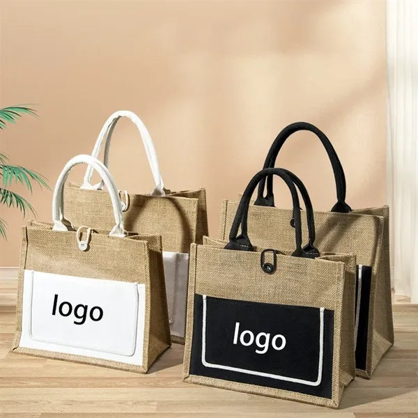 Burlap Tote Bags With Handles