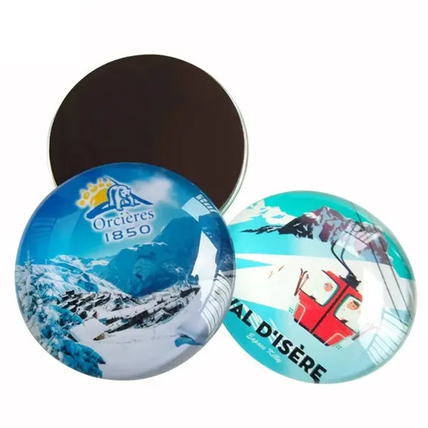 Glass Fridge Magnet Set (Set of 4)