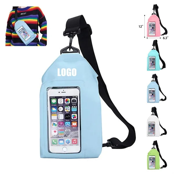 Casual PVC Sealed Crossbody Sports Waist Bag
