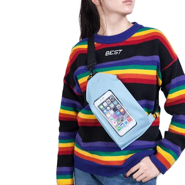 Casual PVC Sealed Crossbody Sports Waist Bag
