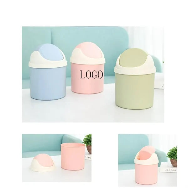 Mini Plastic Desktop Trash Can