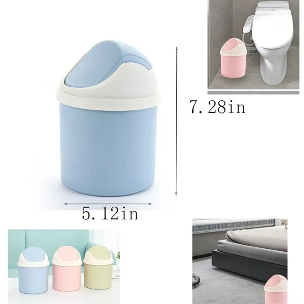 Mini Plastic Desktop Trash Can