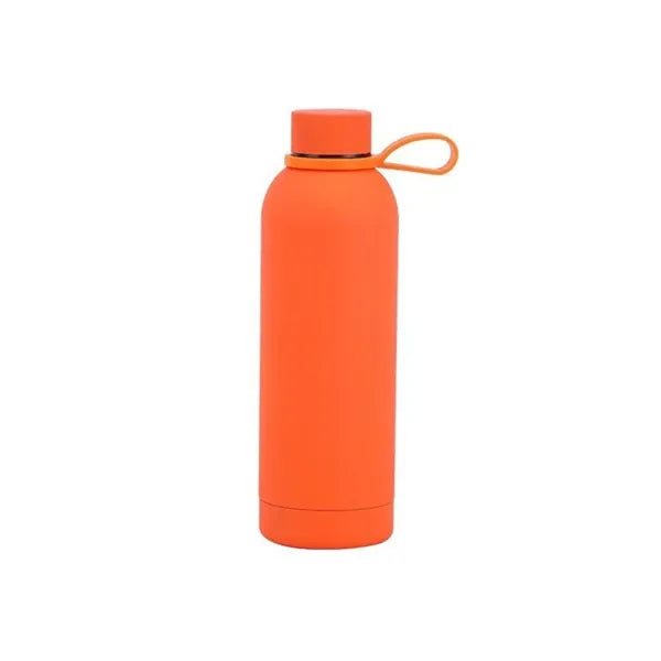 12oz Metal Insulated Vacuum Water Bottle With Strap