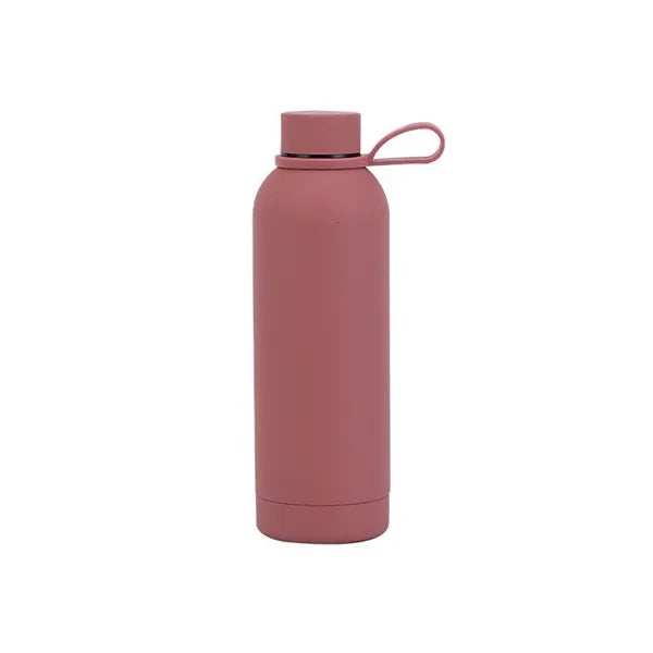 12oz Metal Insulated Vacuum Water Bottle With Strap