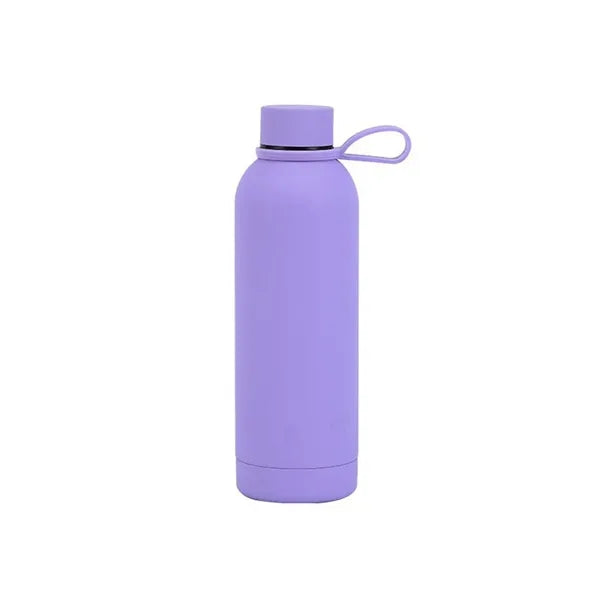 12oz Metal Insulated Vacuum Water Bottle With Strap