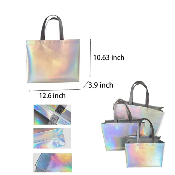 Laser Dazzling Laminated Non-woven Tote Bag