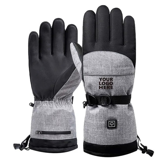 Rechargeable Heated Gloves Touchscreen Waterproof Electric